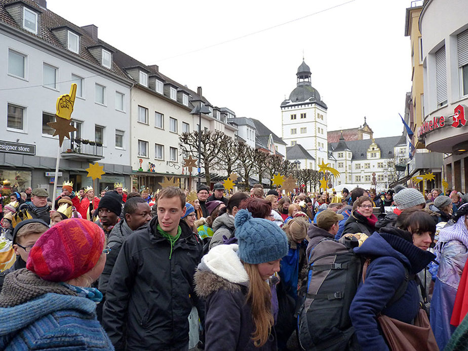 Bundesweite Eröffnung der Sternsingeraktion in Paderborn (Foto: Karl-Franz Thiede)